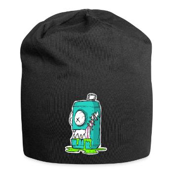 Monster Box Cartoon Comic - Jersey Beanie - black - Front