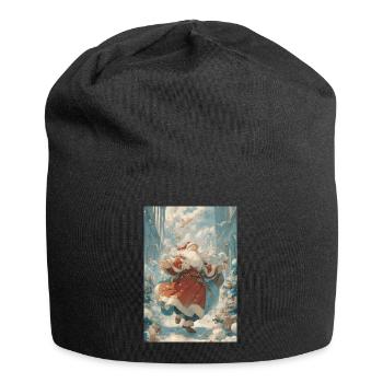 Weihnachtsmannparade in Frost City - Jersey-Beanie - Schwarz - Vorne