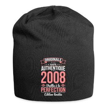 2008 – Perfekt gereift – Limitierte Auflage - Jersey-Beanie - Schwarz - Vorne
