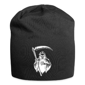 The Grim Reaper Reaper Design Skull Version - Jersey Beanie - black - Front