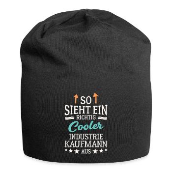 Cool industrial clerk - Jersey Beanie - black - Front