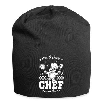 Kochzauber Hot & Spicy - Jersey-Beanie - Schwarz - Vorne