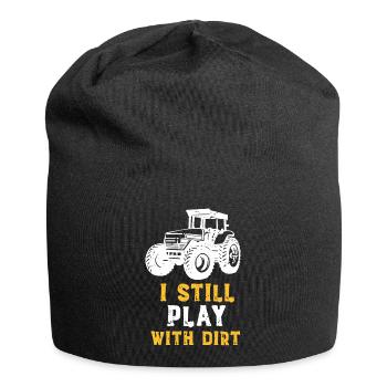 Traktor & Dreck - Jersey-Beanie - Schwarz - Vorne