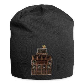 Reggae Soundsystem - Jersey-Beanie - Schwarz - Vorne