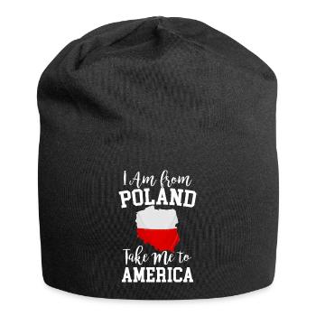 Poland Take Me to America - Jersey Beanie - black - Front