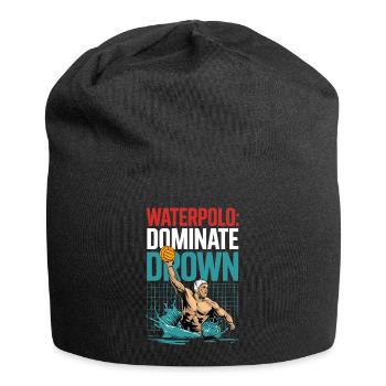 Water Polo: Dominate Drown Action Motif - Jersey Beanie - black - Front