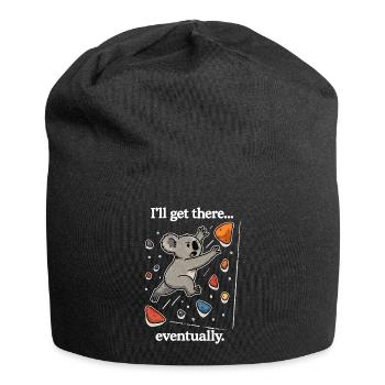 Koala Bouldering Dyno Jump – I'll get there - Jersey Beanie - black - Front