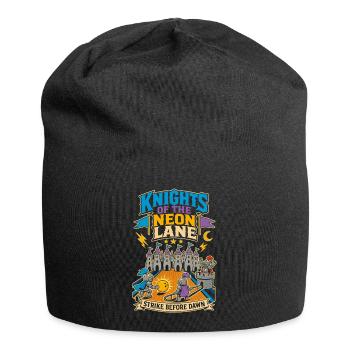 Knight Bowling Neon Lane - Jersey Beanie - black - Front
