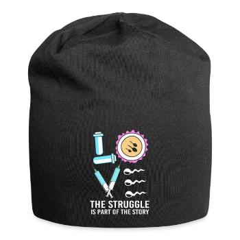Embryo Transfer Tag Fötus - Jersey-Beanie - Schwarz - Vorne