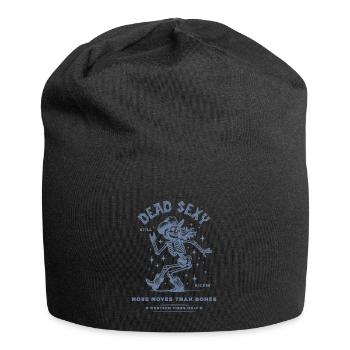Dusty Boots Dancing Skeleton Cowboy Hat Western - Bonnet en jersey - noir - Devant
