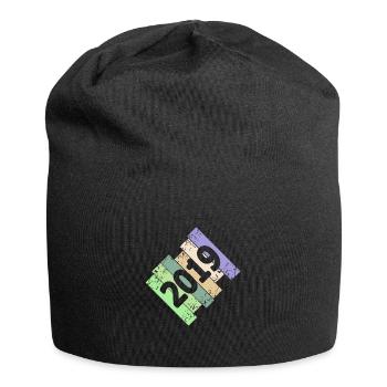 2019 - Jersey-Beanie - Schwarz - Vorne