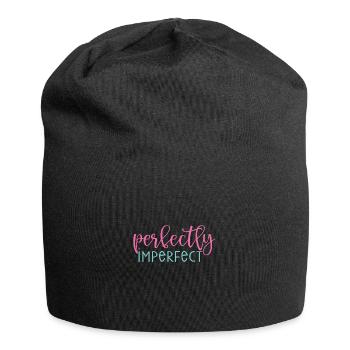 beau cadeau design - Bonnet en jersey - noir - Devant