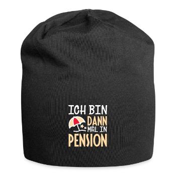 ICH BIN DANN MAL IN PENSION - Jersey-Beanie - Schwarz - Vorne