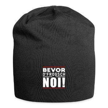 Bevor D Frogsch Noi - Jersey-Beanie - Schwarz - Vorne