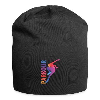 Parkour Geschenk - Jersey-Beanie - Schwarz - Vorne