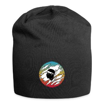 Korsika Camping - Jersey-Beanie - Schwarz - Vorne