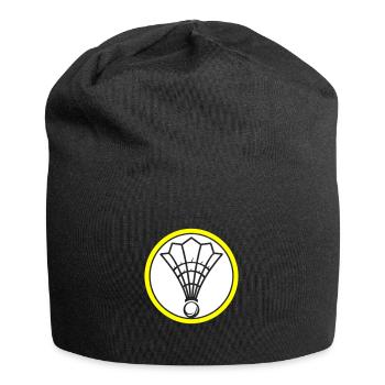 Badminton Symbol Mannschaft - Jersey-Beanie - Schwarz - Vorne