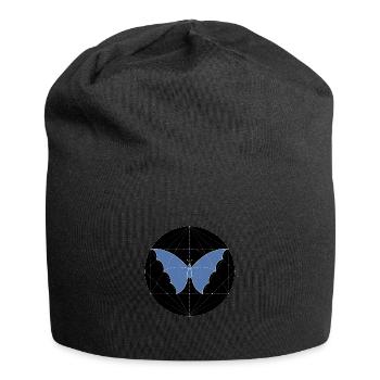 Sacred Geometry Butterfly - Jersey Beanie - black - Front