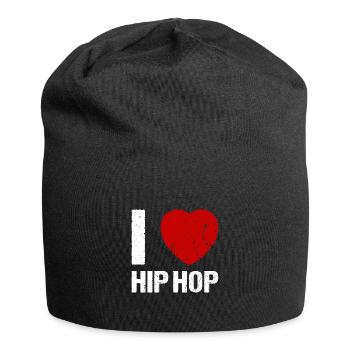 J’adore la musique Hip Hop - Bonnet en jersey - noir - Devant