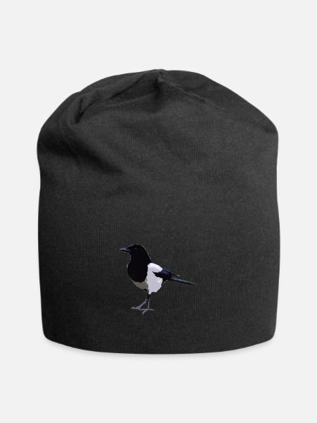 Elster - Jersey-Beanie - Schwarz