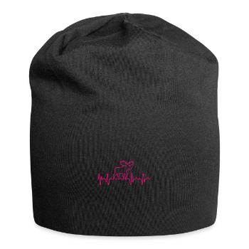 elch - Jersey-Beanie - Schwarz - Vorne