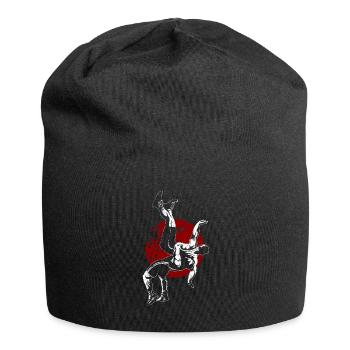 Ringer - Jersey-Beanie - Schwarz - Vorne