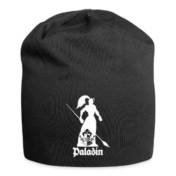 Paladin JDR - Emblem - RPG-Rollenspiel DM - Jersey-Beanie - Schwarz - Vorne