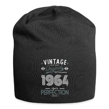 1964 vintage original gift birthday 58 years - Jersey Beanie - black - Front