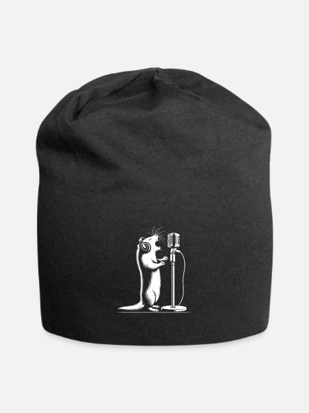 Gesang der Erdmännchen - Jersey-Beanie - Schwarz