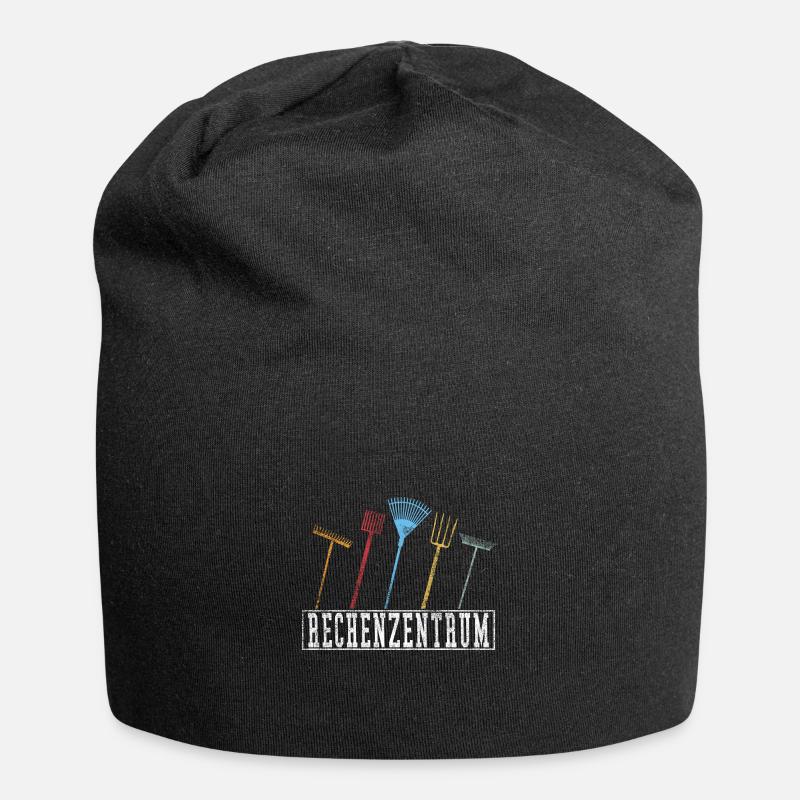 Rechenzentrum Retro Grunge - Jersey-Beanie - Schwarz