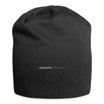 Start of the weekend - Jersey Beanie - black - Front