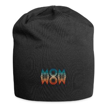 MOM WOW Mirror - Jersey Beanie - black - Front