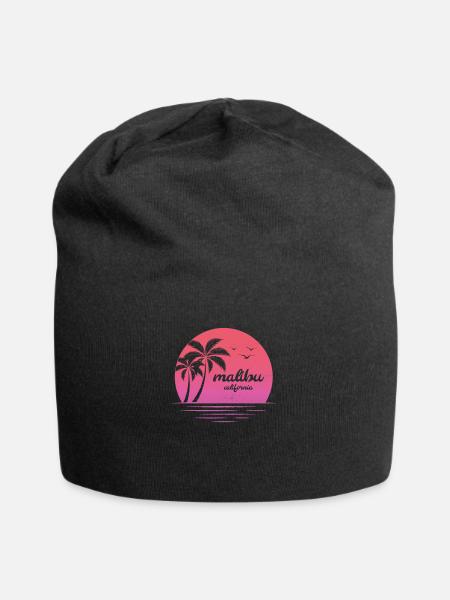 Malibu Co - Jersey Beanie - black