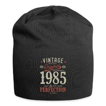 Alter der Perfektion 1985, Geburtstag 36 - Jersey-Beanie - Schwarz - Vorne
