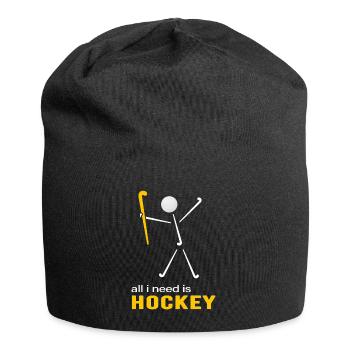 Hockey sur gazon Hockey Joueurs de hockey Saison de hockey - Bonnet en jersey - noir - Devant