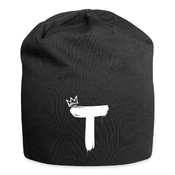 T - Jersey Beanie - black - Front