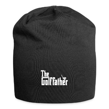 The Golffather - Golfeur Golfer Golfen - Bonnet en jersey - noir - Devant