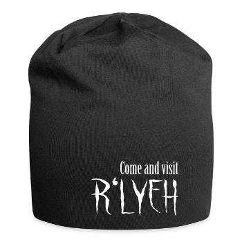 Come and visit R'lyeh - Cthulhu / Lovecraft - Jersey-Beanie - Schwarz - Vorne