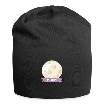 Planet Moon Space gift - Jersey-Beanie - Schwarz - Vorne