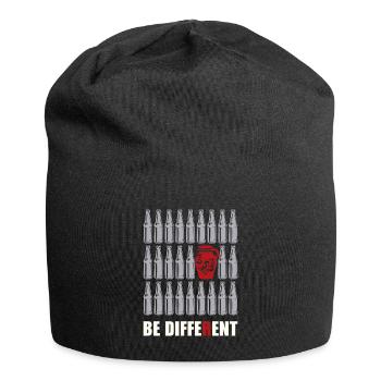 Be different Geschenk Hessisch Hessen Appelwoi - Jersey-Beanie - Schwarz - Vorne