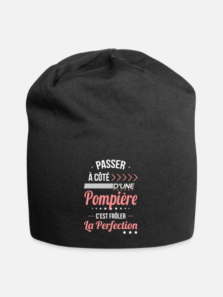 Pompière - Frôler la perfection - Bonnet en jersey - noir