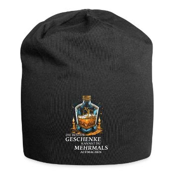 The best gifts can be opened several times - Jersey Beanie - black - Front