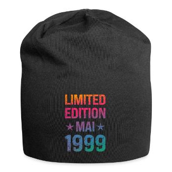 Limited Edition 25 Geburtstag Party Jahrgang 1999 - Jersey-Beanie - Schwarz - Vorne