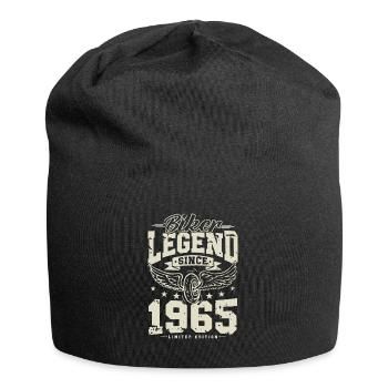 Légende du motard depuis 1965 - Bonnet en jersey - noir - Devant