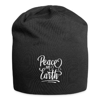 Peace on Earth - Jersey Beanie - black - Front