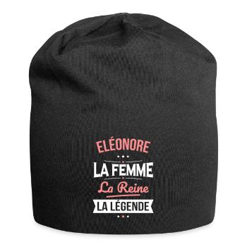 Eléonore - La Femme - La Reine - La Légende - Bonnet en jersey - noir - Devant