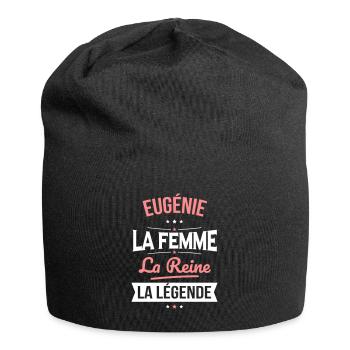 Eugénie - La Femme - La Reine - La Légende - Bonnet en jersey - noir - Devant