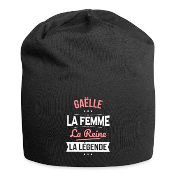 Gaëlle - La Femme - La Reine - La Légende - Bonnet en jersey - noir - Devant