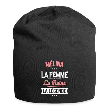 Mélina - La Femme - La Reine - La Légende - Bonnet en jersey - noir - Devant