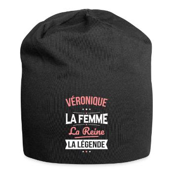 Véronique - La Femme - La Reine - La Légende - Bonnet en jersey - noir - Devant